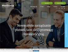 Tablet Screenshot of meritoros.pl